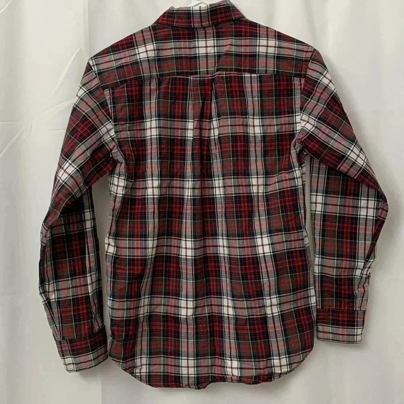 Boys Ralph Lauren Long Sleeve Plaid Button Down Collar Shirt Size M(12-14) EUC - Picture 5 of 7
